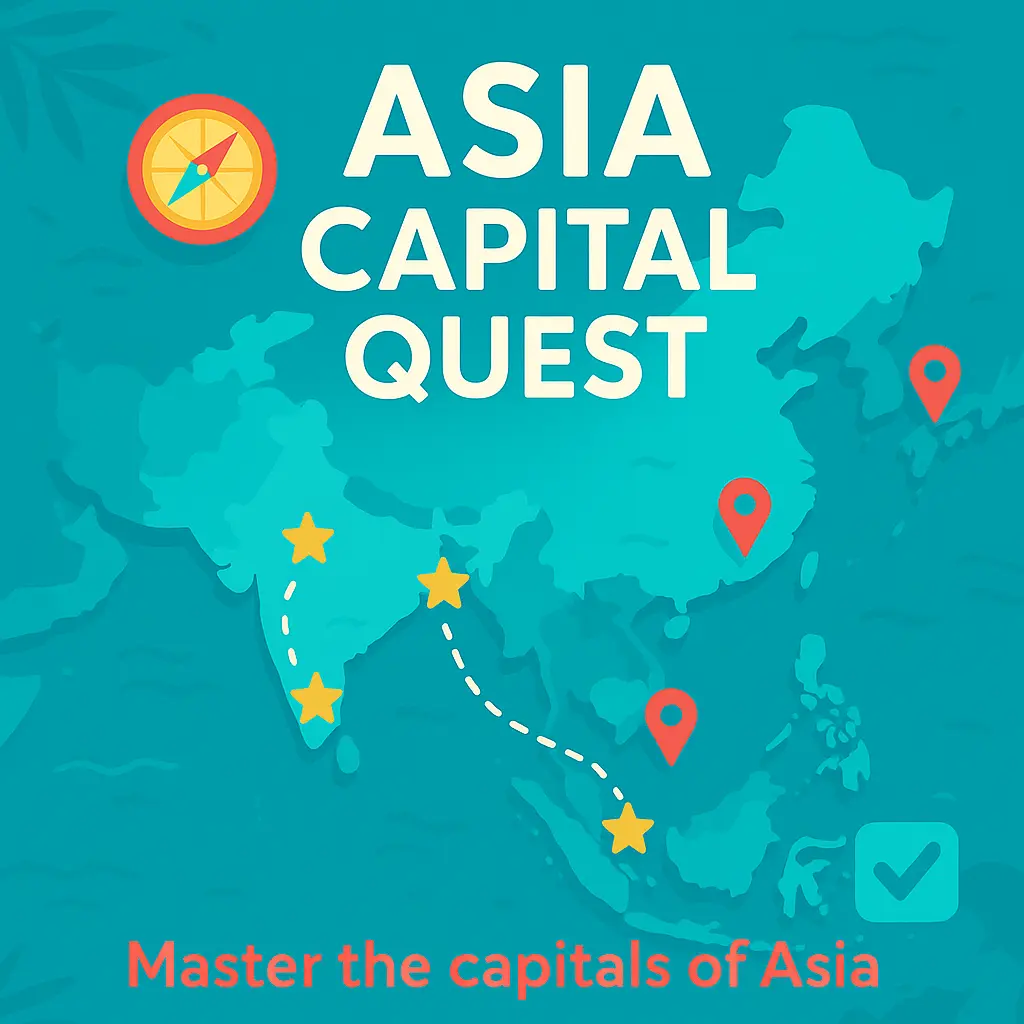 🌏 Asia Capital Quest!