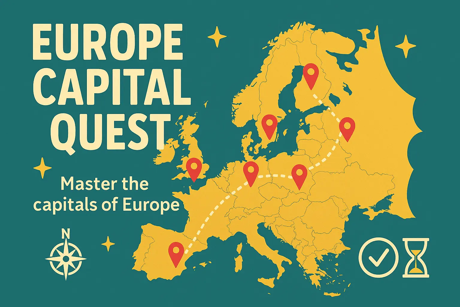 🌍 Europe Capital Quest!