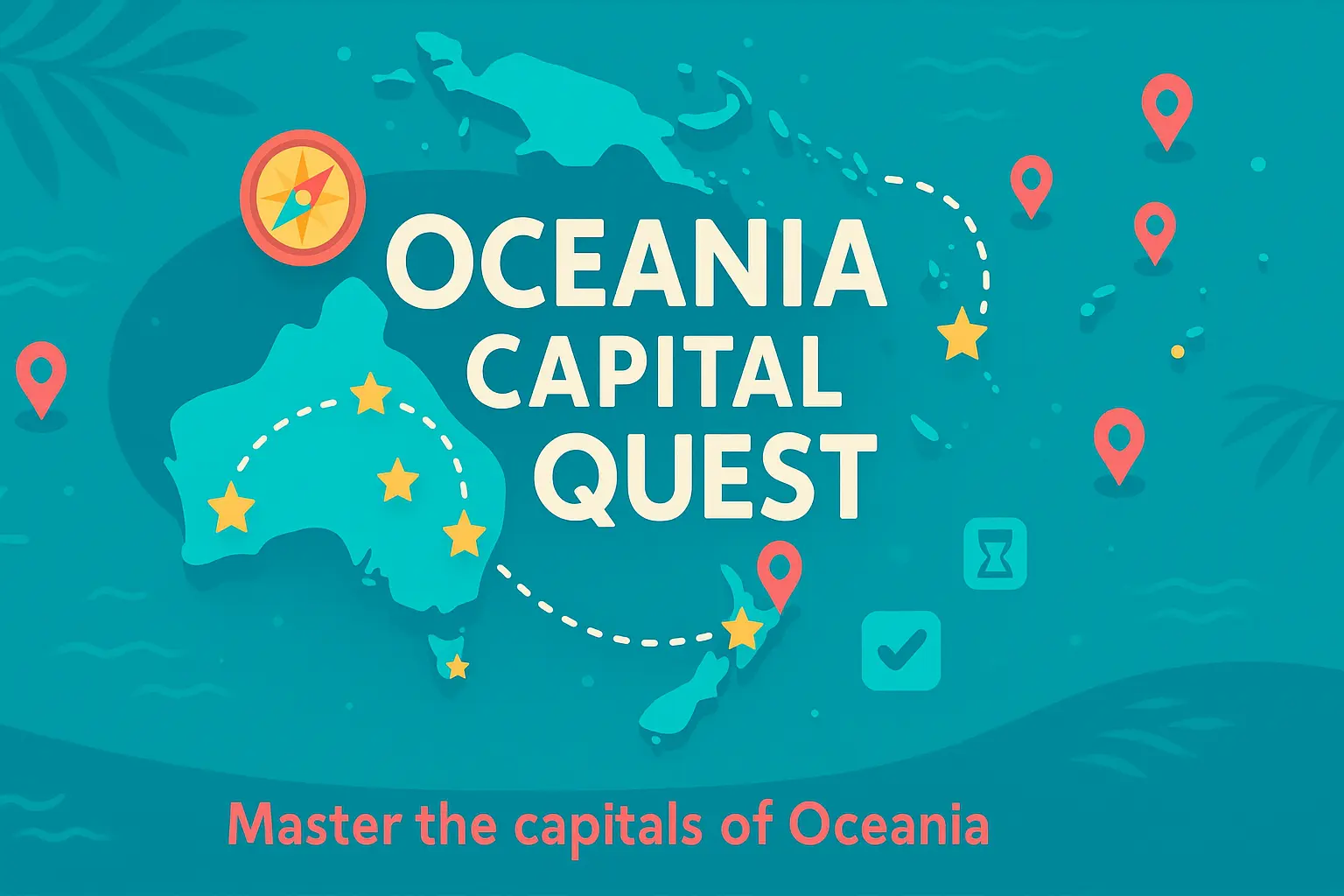 🏝️ Oceania Capital Quest!