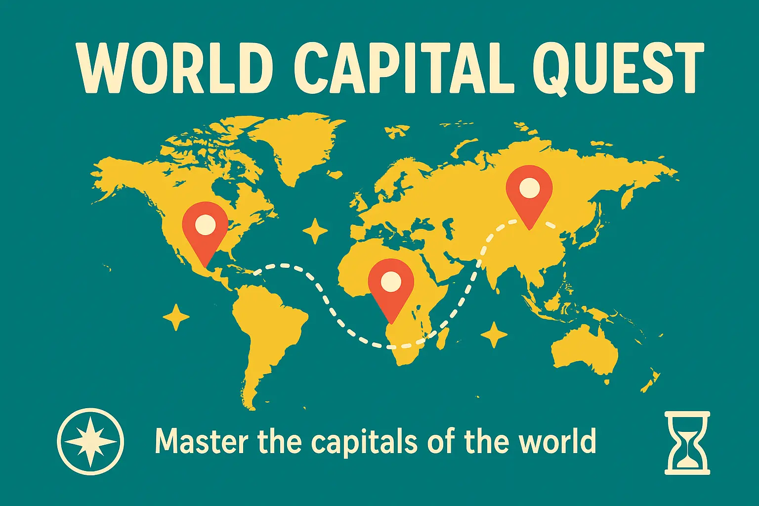 🌍 World Capital Quest!