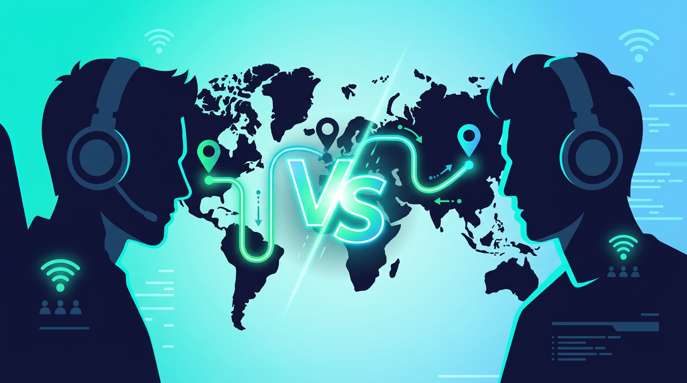 Ruta de Viaje 1v1 — juego de geografía multijugador en vivo