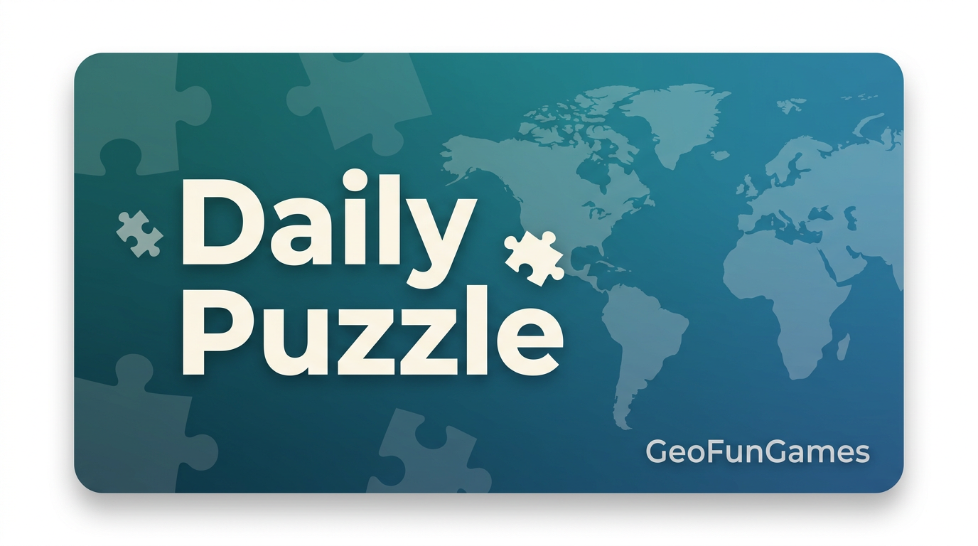 GeoFunGames dagliga pussel - nytt jigsaw varje dag (UTC), världstopplista