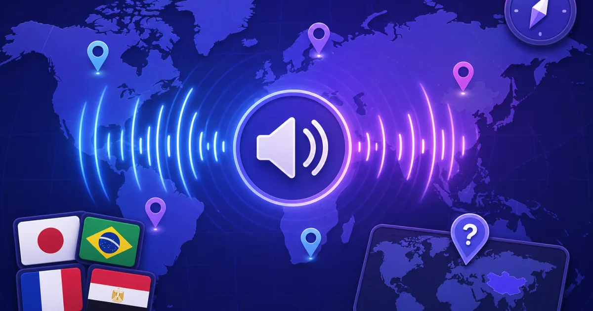 New: Every Game Now Has Sound GeoFunGames games now play sound effects - clicks, correct and wrong answers, and celebrations while you learn geography