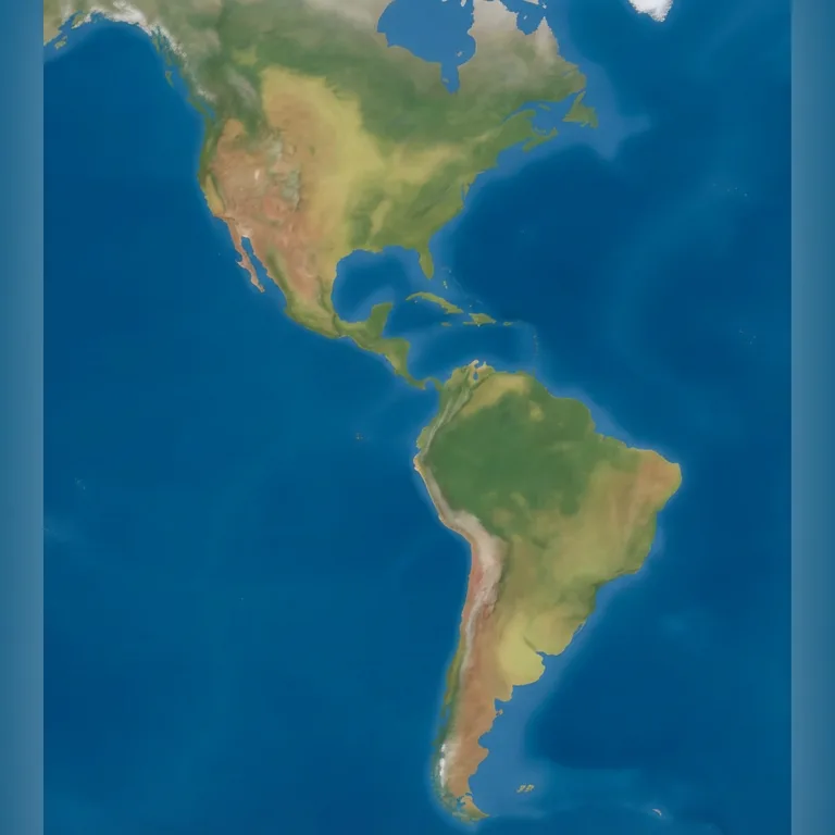 Mapa de las Américas