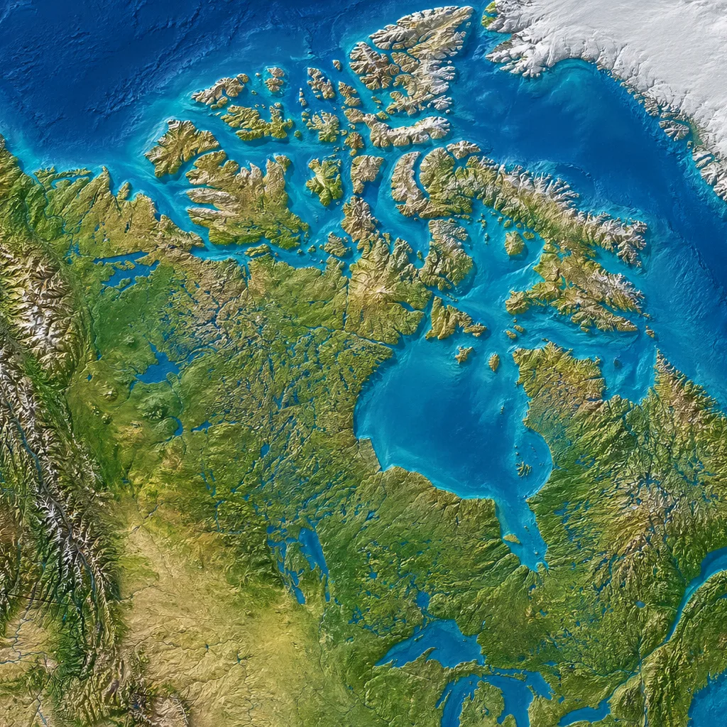 Carte du Canada