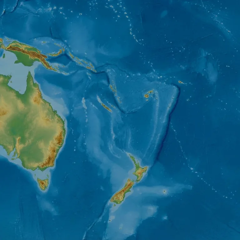 Oceania Map